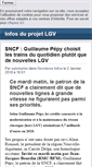 Mobile Screenshot of infos-lgv-saintselve.jeblog.fr