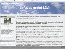 Tablet Screenshot of infos-lgv-saintselve.jeblog.fr