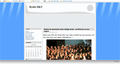Desktop Screenshot of ecoleisly.jeblog.fr