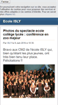 Mobile Screenshot of ecoleisly.jeblog.fr