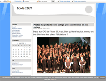 Tablet Screenshot of ecoleisly.jeblog.fr