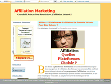 Tablet Screenshot of affiliation-marketing.jeblog.fr