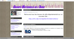 Desktop Screenshot of groupematernelle11.jeblog.fr