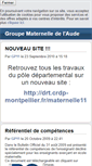 Mobile Screenshot of groupematernelle11.jeblog.fr