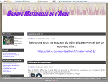 Tablet Screenshot of groupematernelle11.jeblog.fr